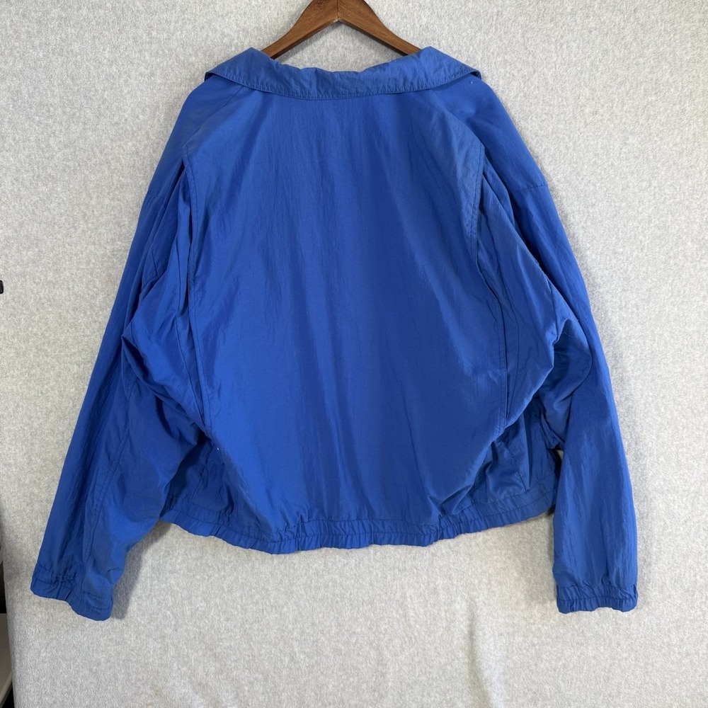 Vintage Norman Todd GM Proud EDS Blue Nylon Windbreaker Jacket XXL Lined Zip Up - Picture 8 of 8